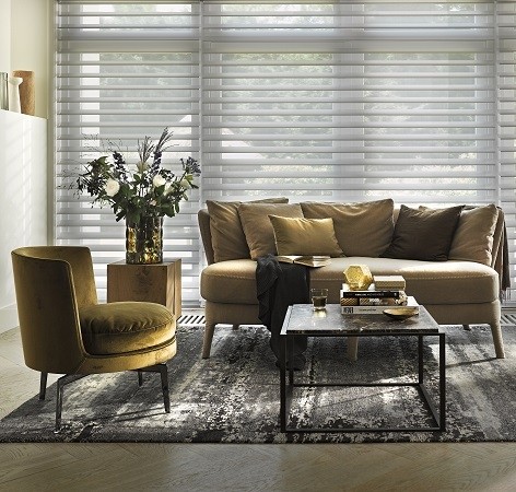 Luxaflex Silhouette 75mm Vane White/Off White Luxaflex Silhouette 75mm Vane White/Off White